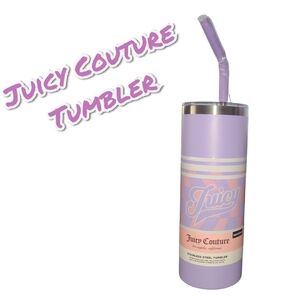 Juicy Couture Pastel Purple Stainless Steel Tumbler - 24oz